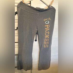 NFL Green Bay Packers Gray Flare Pants